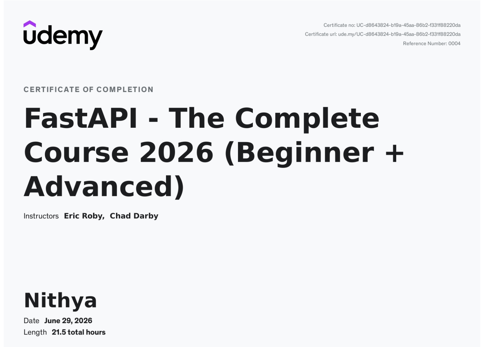 FastAPI - Basics